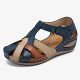 Allwanna  Fashion Women Sandals Sli On Round Female Slippers Casual Comfortable Outdoor Fashion Sunmmer Flat Plus Size Shoes Women