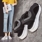 Allwanna  Sandals Women Summer 2022 New Open Toed Flat Roman Women Sandals Flying Woven Hollow Platform Sports Sandals Tenis De Mujer