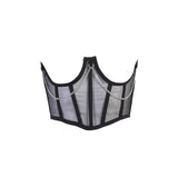 Allwanna  Sexy Corset Underbust Women Gothic Corset Top Curve Shaper Modeling Strap Slimming Waist Belt Chain Lace Corsets Bustiers