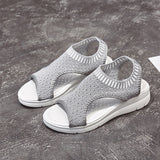 Allwanna  Sandals Women Summer 2022 New Open Toed Flat Roman Women Sandals Flying Woven Hollow Platform Sports Sandals Tenis De Mujer