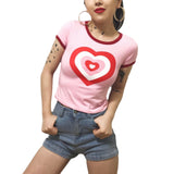Allwanna  Sexy Women Summer Graphic T-Shirt Y2K Aesthetic Cute Short Sleeve Crop Top Ladies E-Girl Harajuku Black Cropped Tee Shirt
